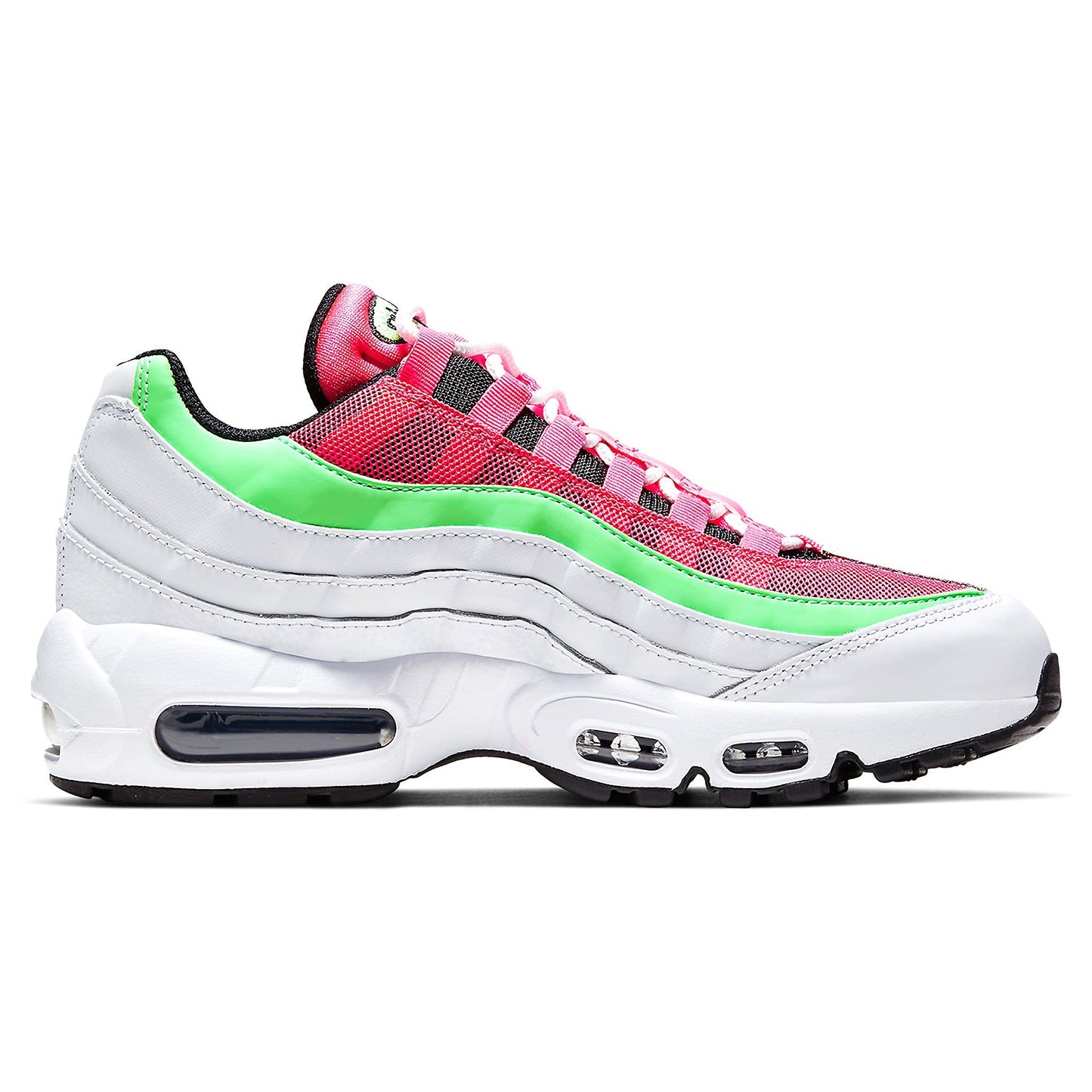 レンタル NIKE WMNS AIR MAX 95 WHITE/BLACK/WHITE/PINK/GREEN 23.5cm