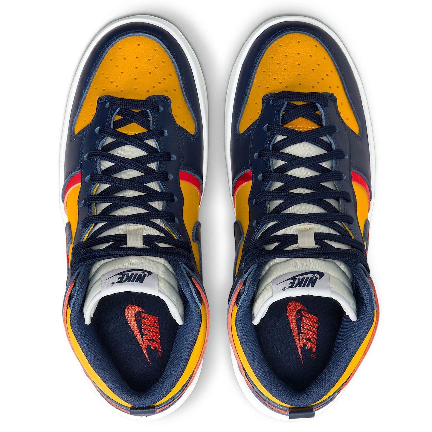 レンタル NIKE WMNS DUNK HIGH UP VARSITY MAIZE/MIDNIGHT NAVY 23.0cm