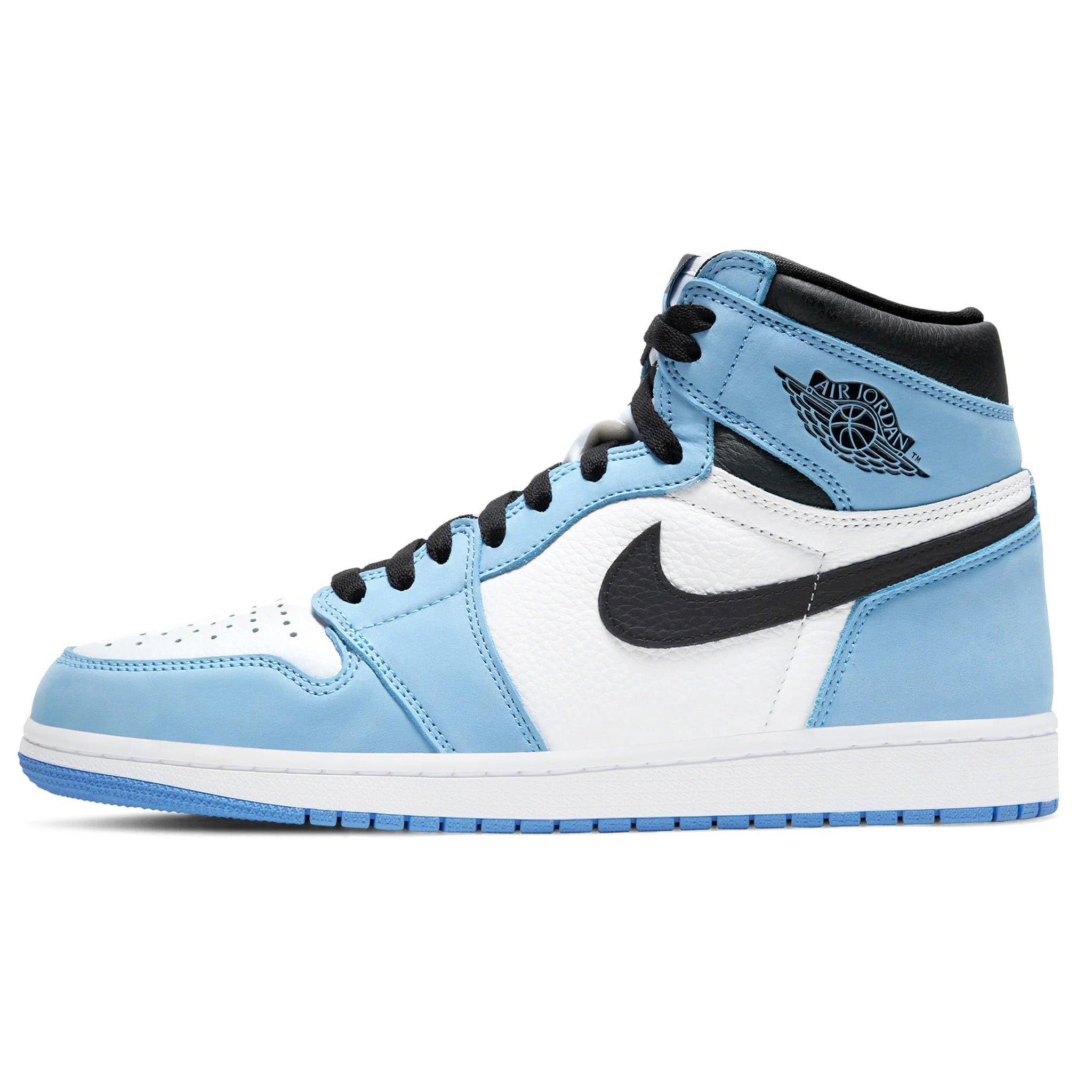 レンタル NIKE AIR JORDAN 1 RETRO HIGH OG WHITE/BLACK-UNIVERSITY  