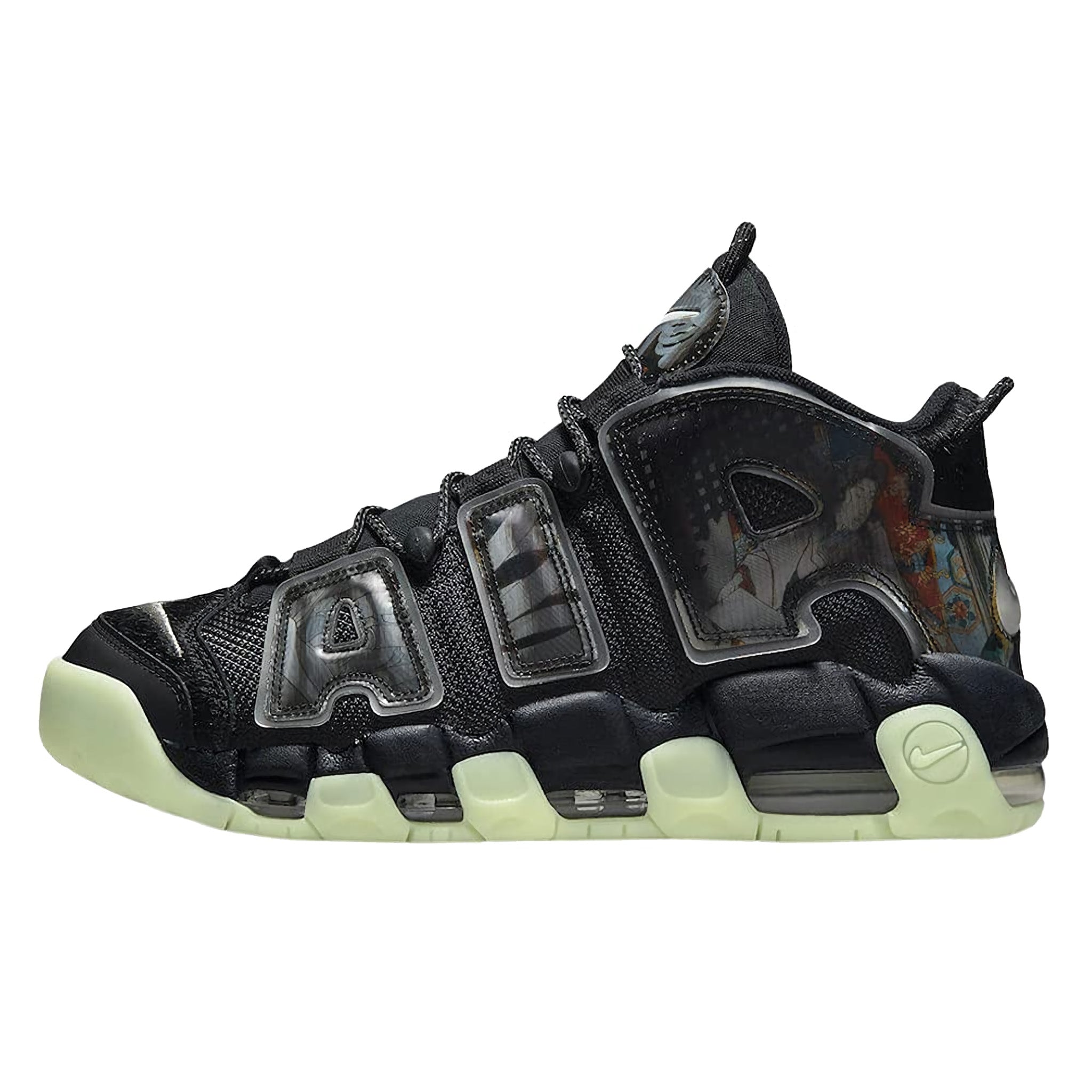 モア アップテンポ '96 オフノワール/ピュアプラチナム/ブラック/セイル レンタル NIKE AIR MORE UPTEMPO 96 OFF NOIR/SAIL-PURE PLATINUM 27.5
