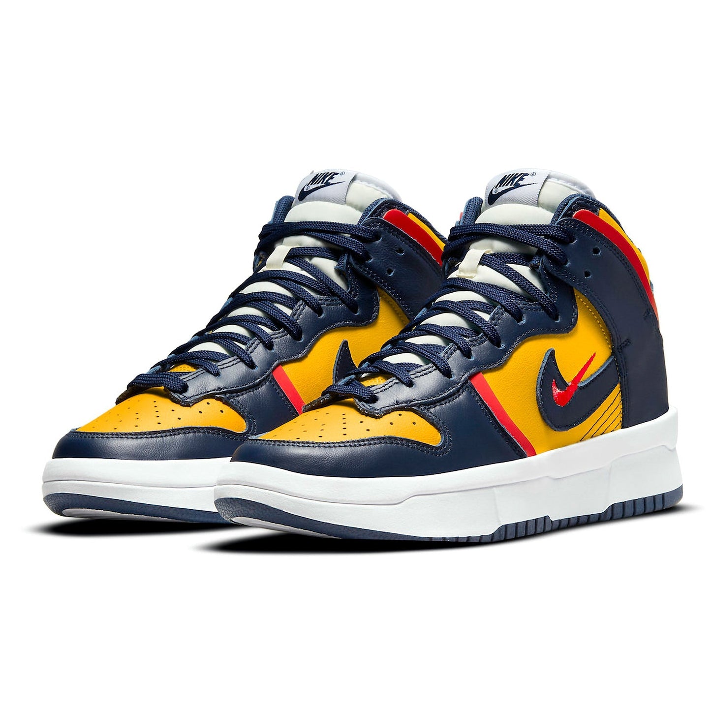 レンタル NIKE WMNS DUNK HIGH UP VARSITY MAIZE/MIDNIGHT NAVY 23.0cm