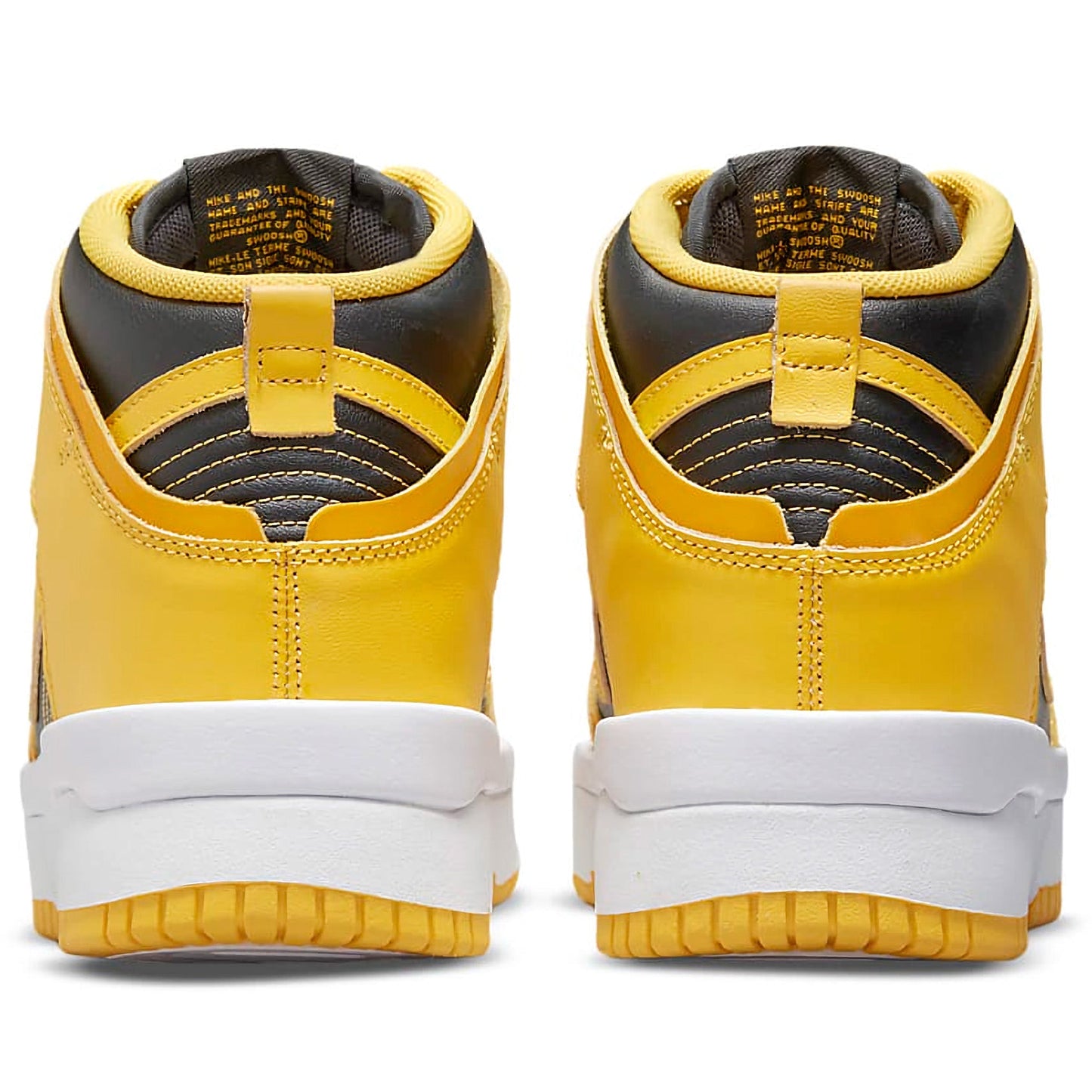 レンタル NIKE WMNS DUNK HI UP VARSITY MAIZE BLACK/UNIVERSITY GOLD 27.0cm
