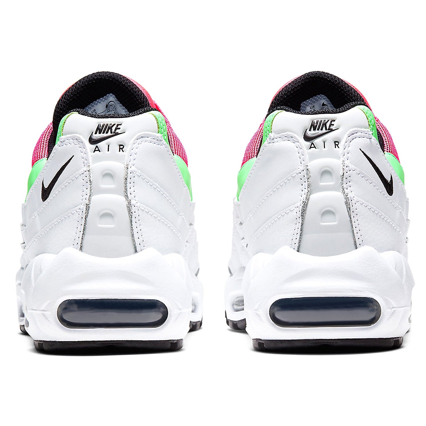 レンタル NIKE WMNS AIR MAX 95 WHITE/BLACK/WHITE/PINK/GREEN 23.5cm