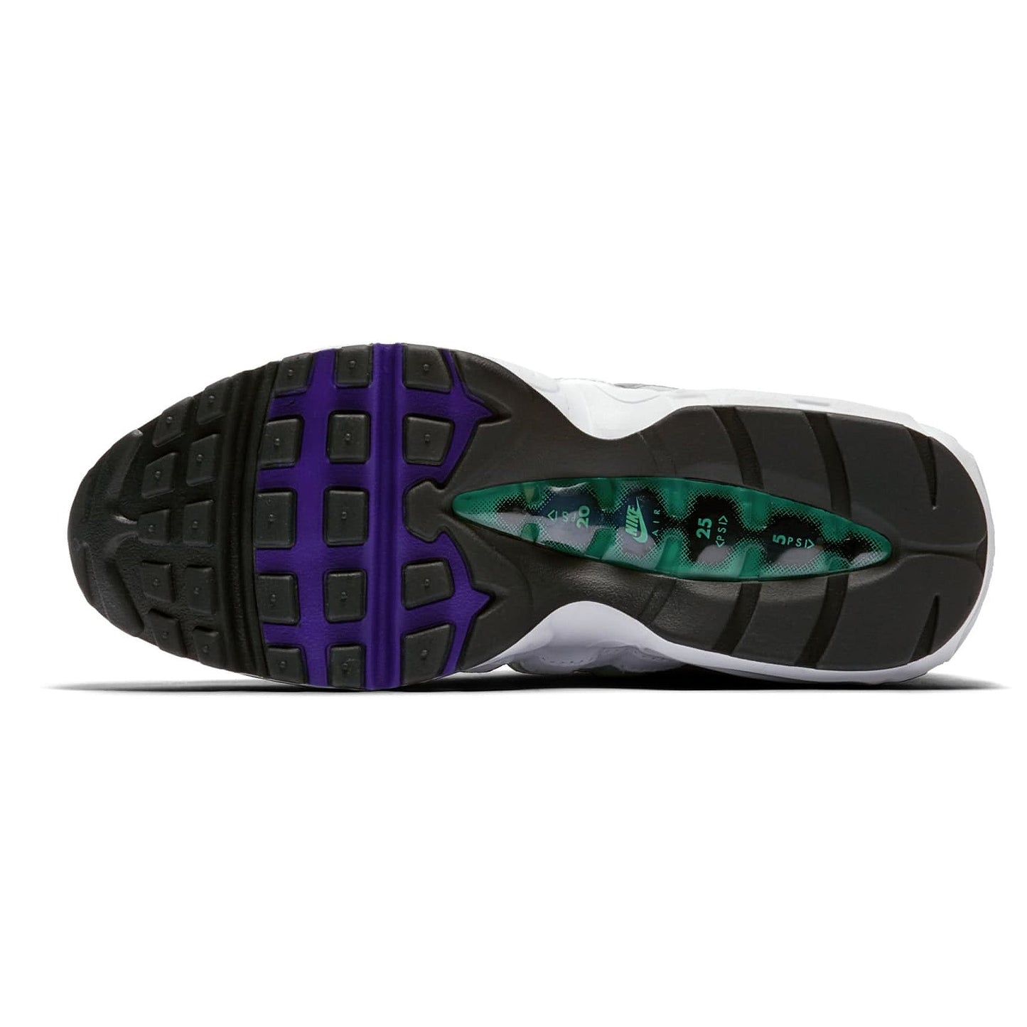 レンタル NIKE WMNS AIR MAX 95 WHITE/COURT PURPLE 23.0cm