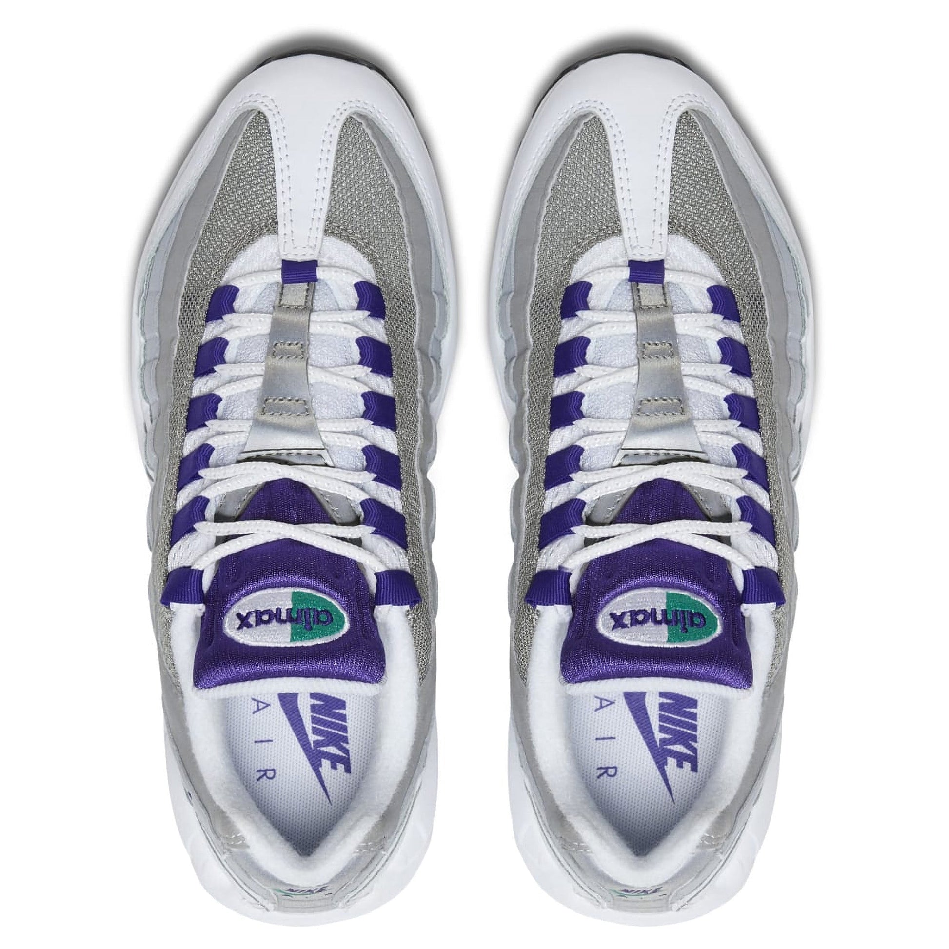 Air max 95 white court outlet purple